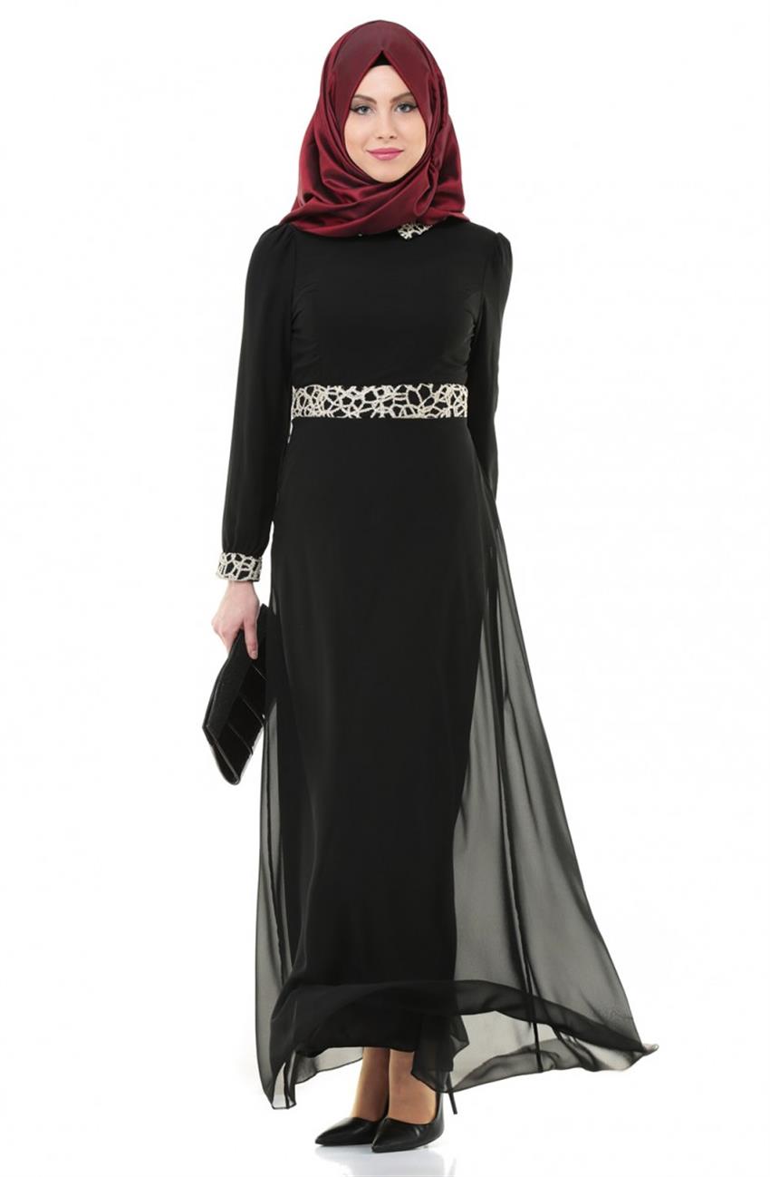 Evening Dress Dress-Black ARM7026-01