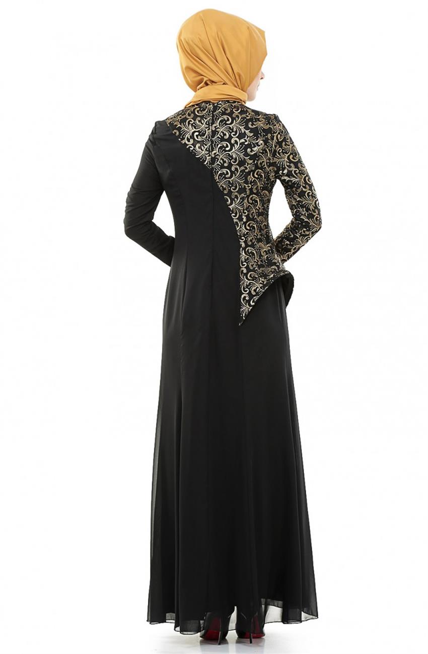 Evening Dress Dress-Black ARM440-01