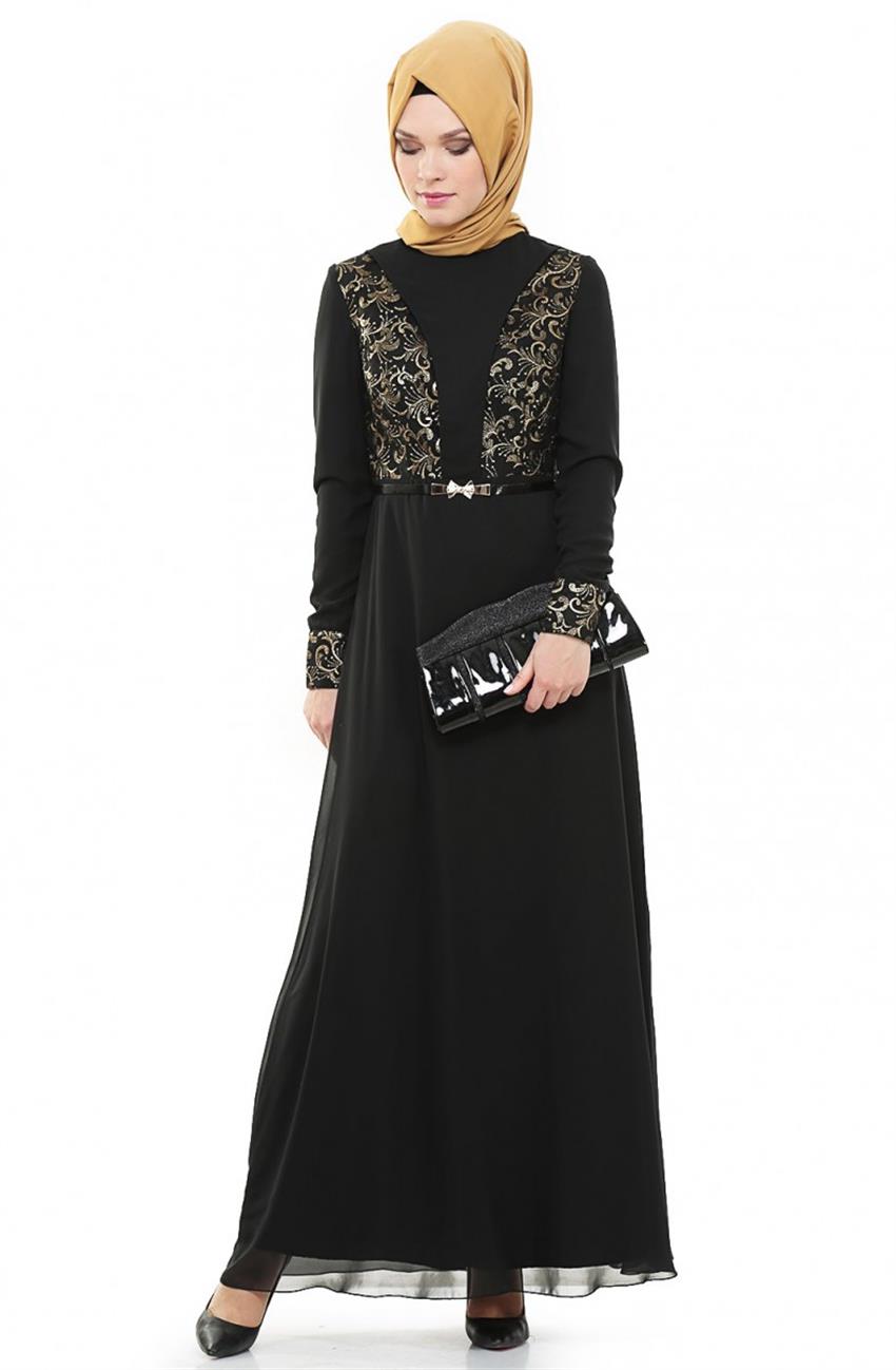 Evening Dress Dress-Black ARM432-01