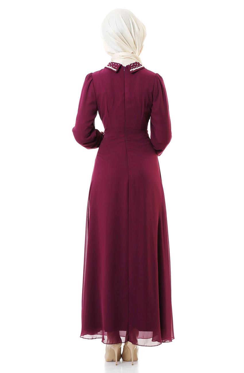 Evening Dress Dress-Plum 7035-51