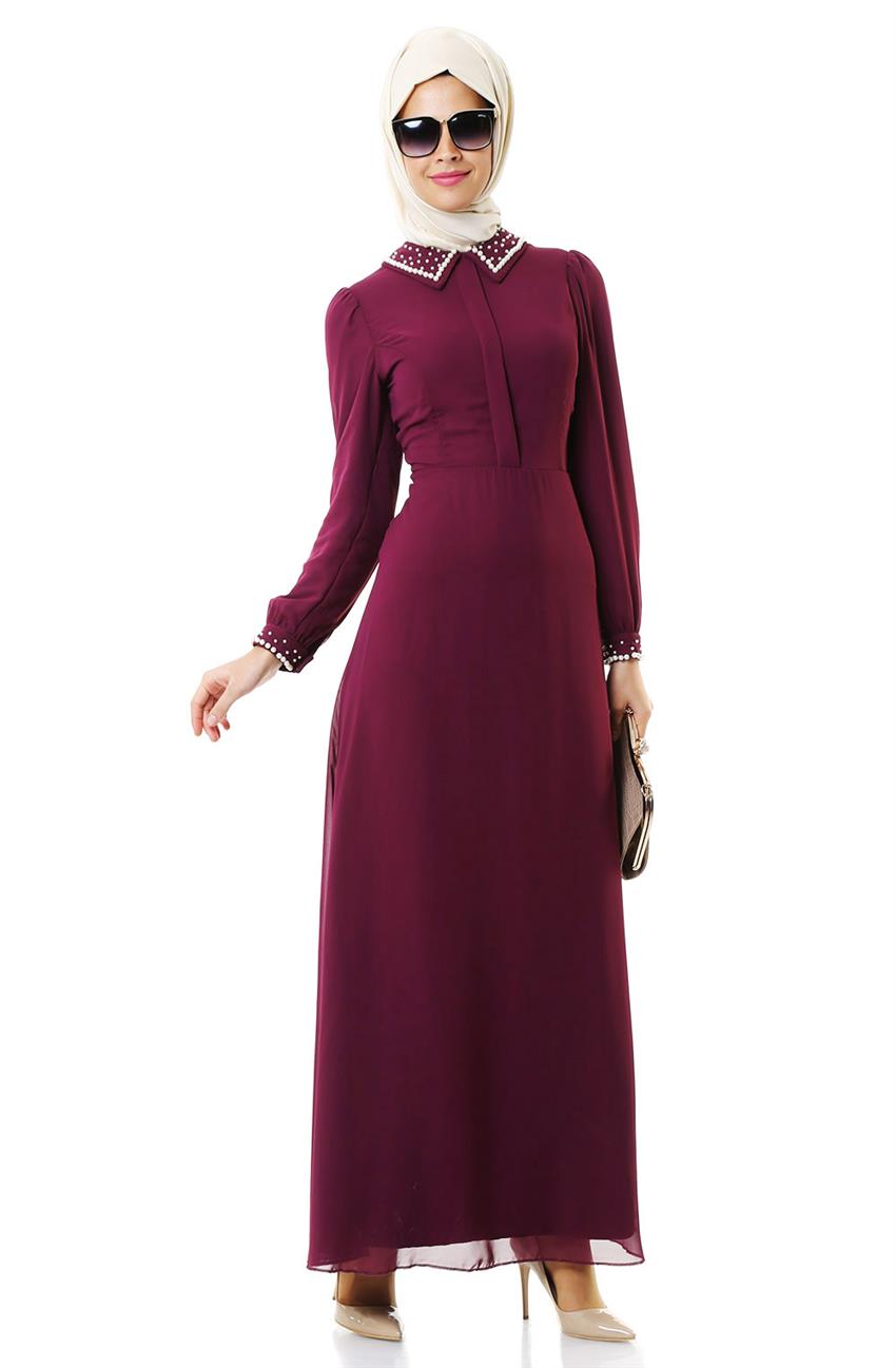 Evening Dress Dress-Plum 7035-51