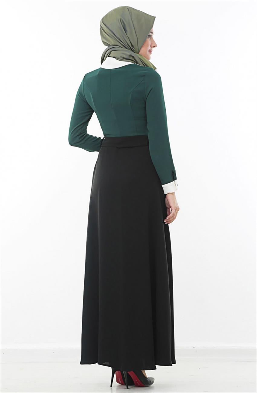 Özne Olmak Dress-Green K156001-21