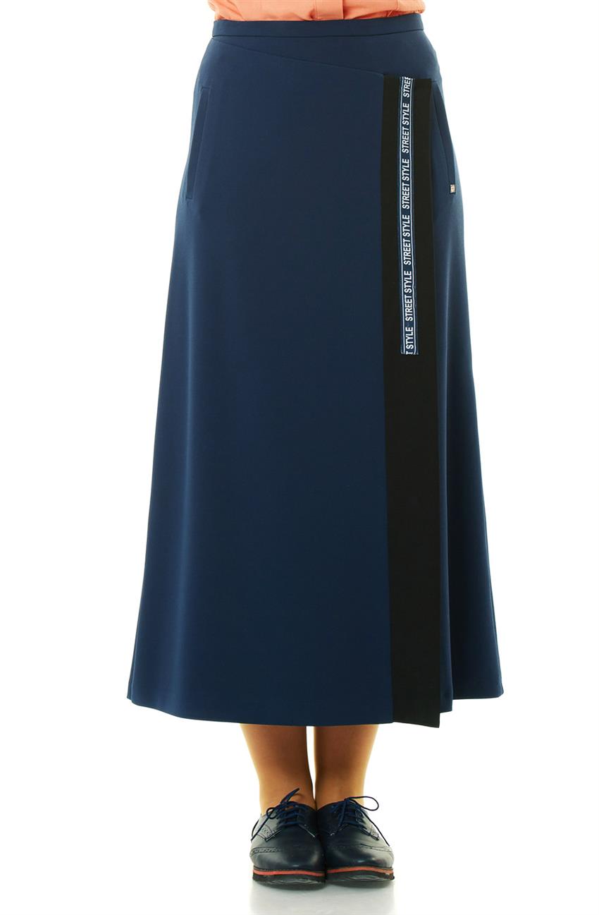 Skirt-Navy Blue KA-A6-12031-11