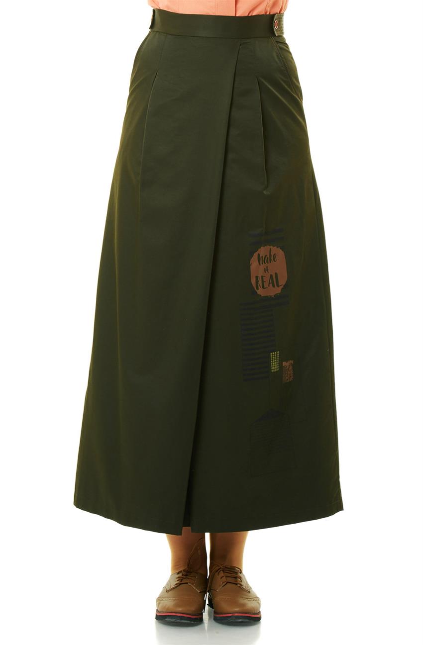 Skirt-Khaki KA-A6-12063-21