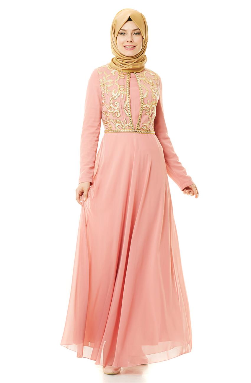 Dress-Gül Pink 7011-108