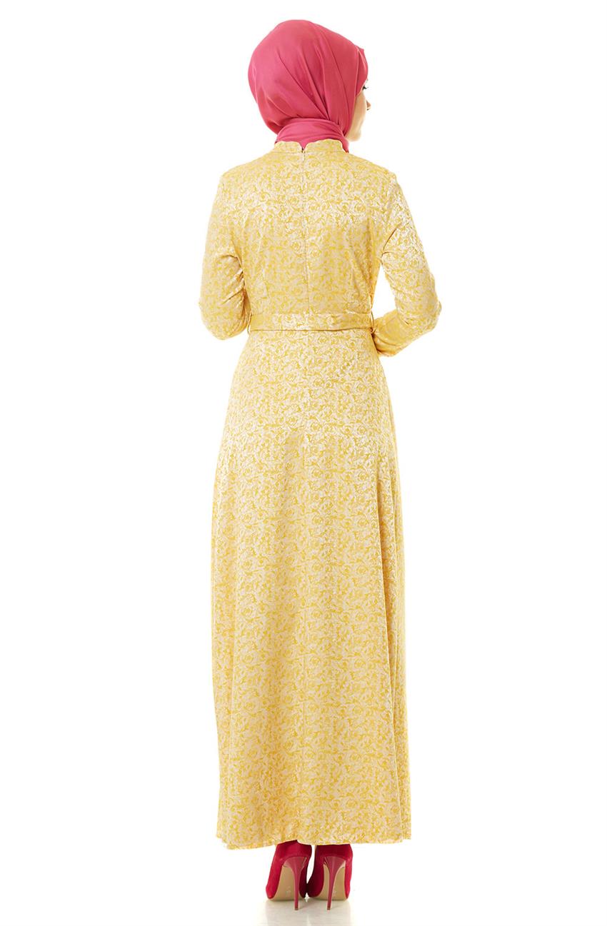 Evening Dress Dress-Saffron 7050-74