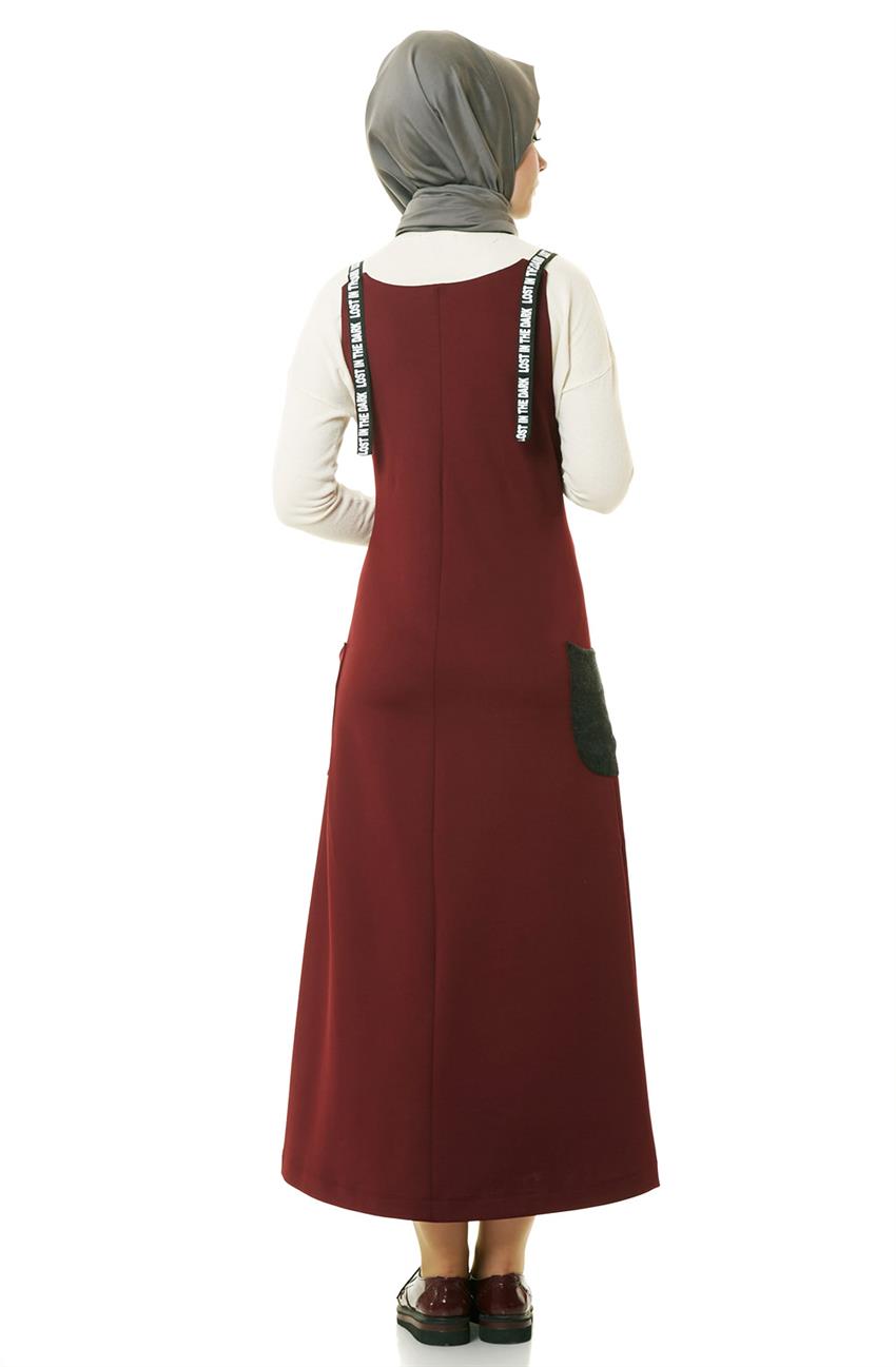 Dress-Claret Red KA-A6-23009-26
