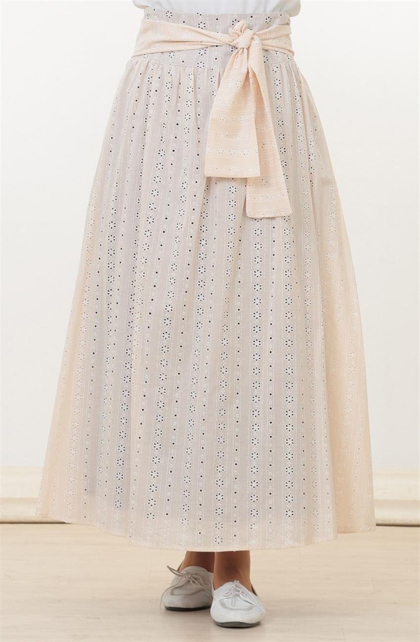 Skirt-Cream 1005-12
