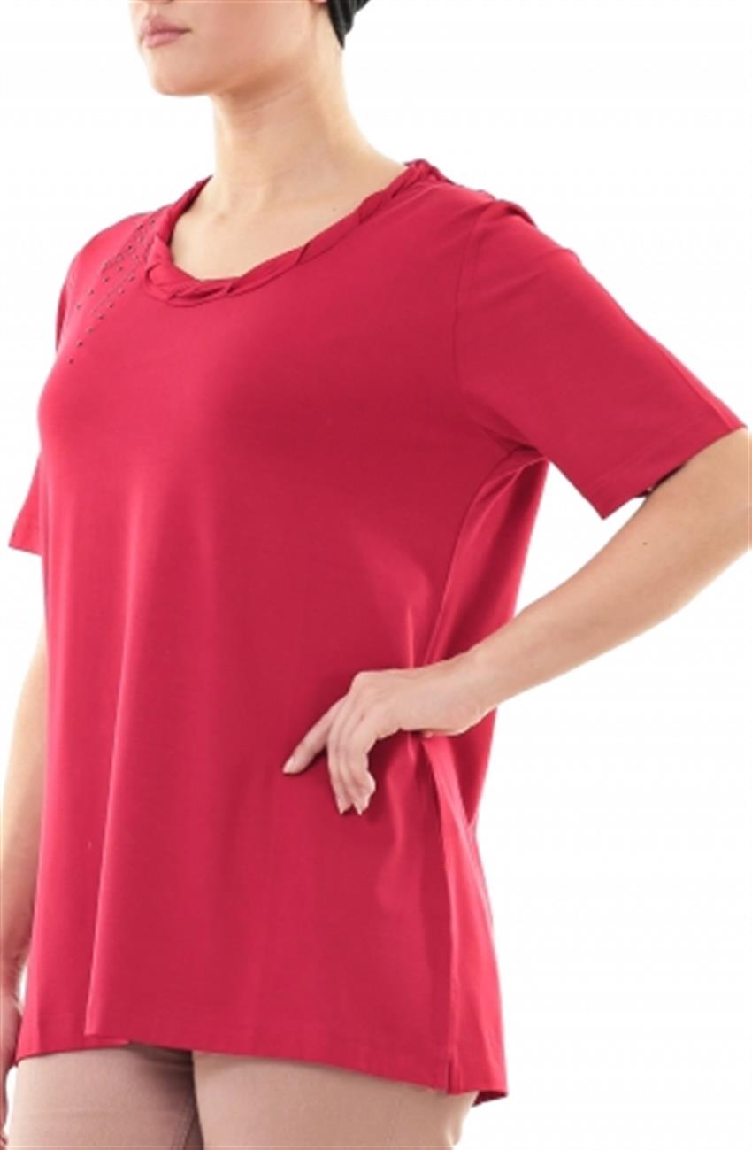 Blouse-Red 6003-34