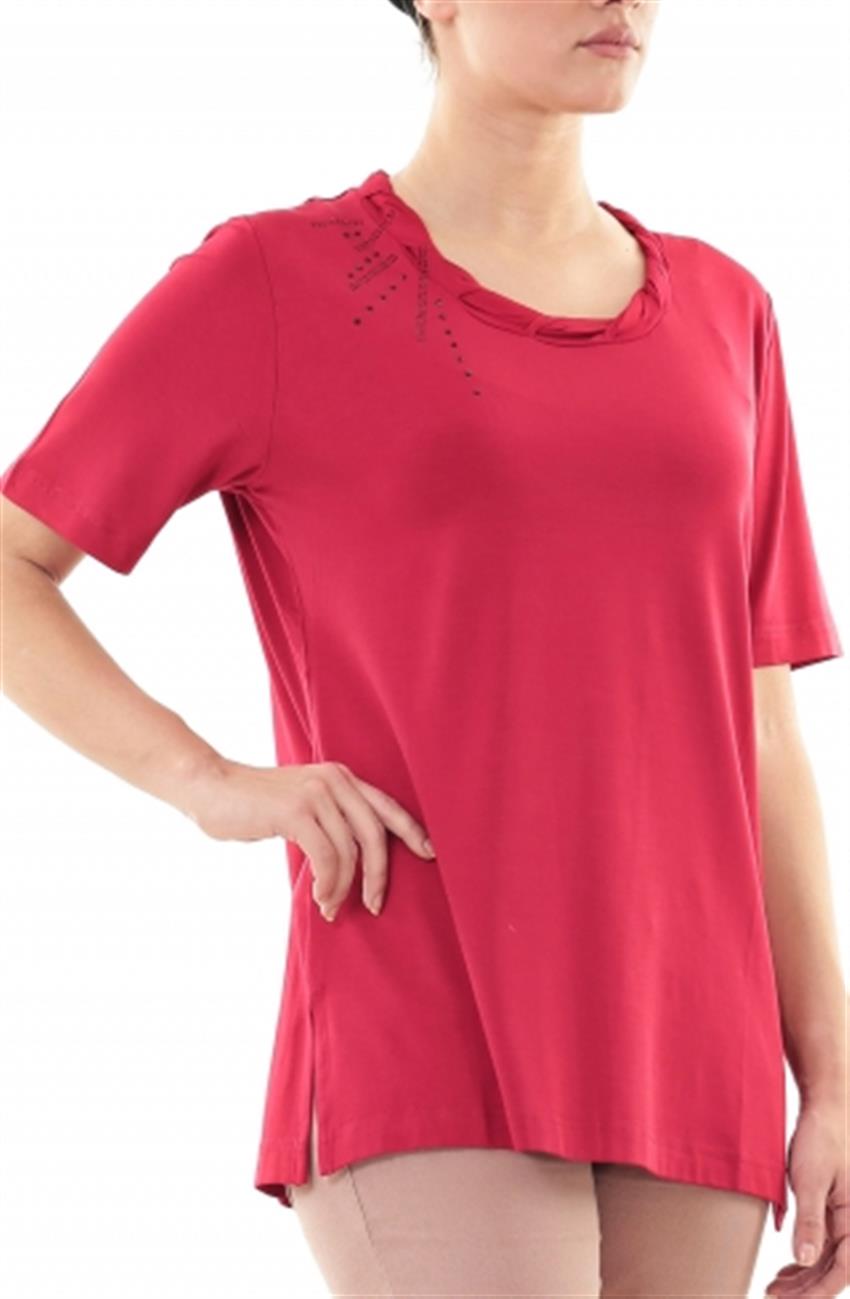 Blouse-Red 6003-34