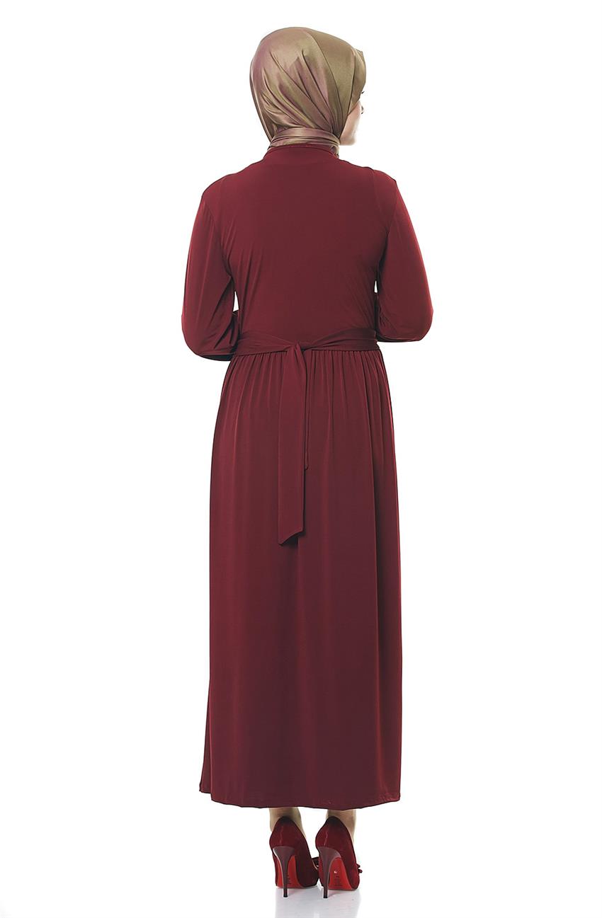 Dress-Claret Red 100-67