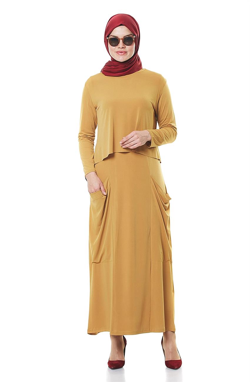 Dress-Mustard 110-55