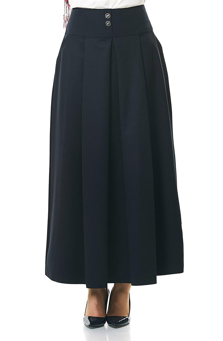 Skirt-Navy Blue 30211-17
