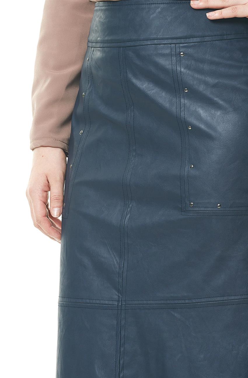 Skirt-Navy Blue Y3032-08