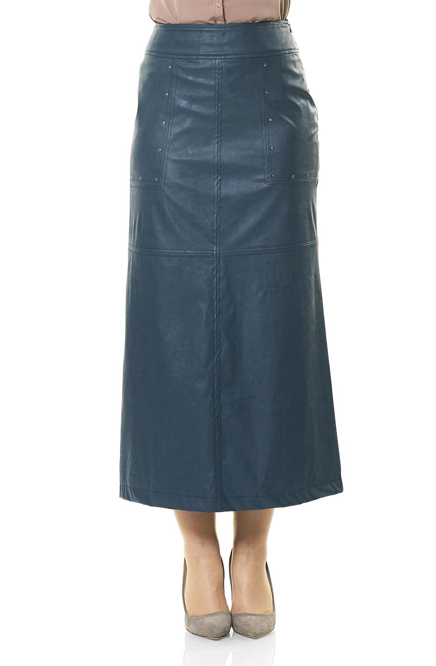 Skirt-Navy Blue Y3032-08