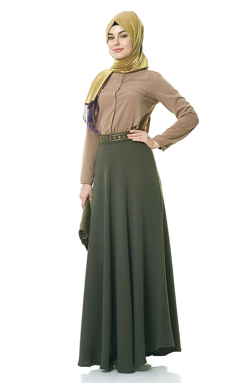 Skirt-Khaki Y3084-24