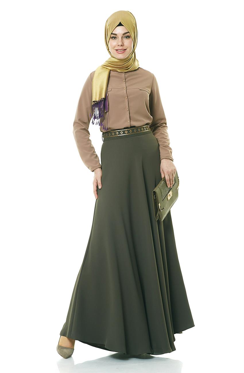 Skirt-Khaki Y3084-24