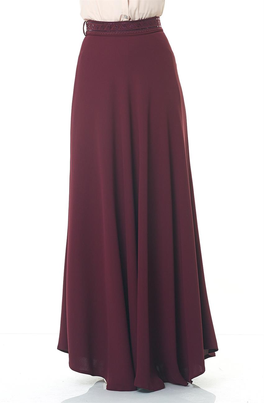 Skirt-Claret Red Y3084-30