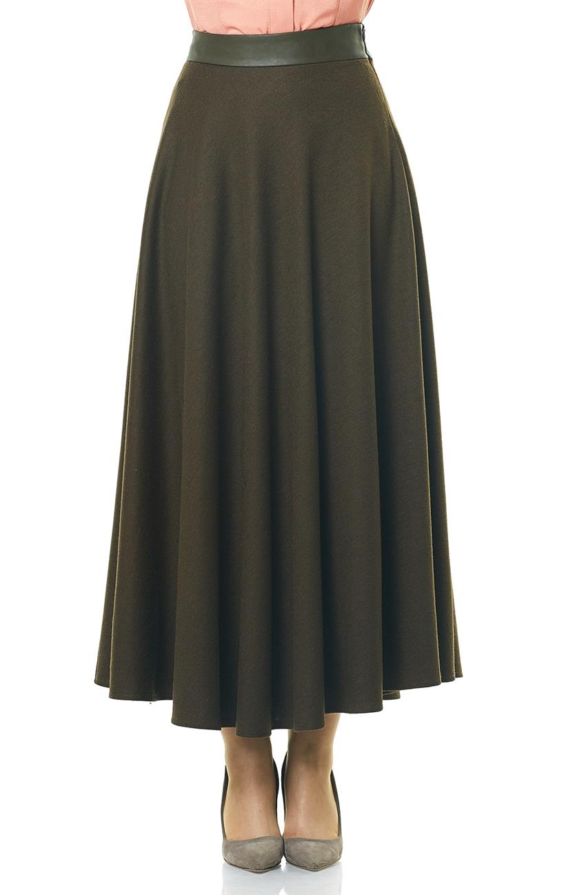 Skirt-Khaki Y4024-24