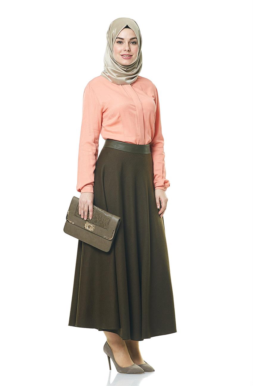 Skirt-Khaki Y4024-24