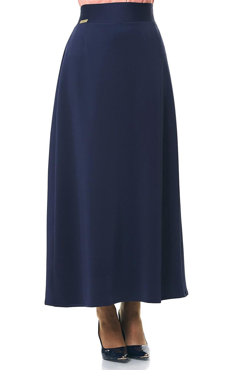 Skirt-Navy Blue 3021-17