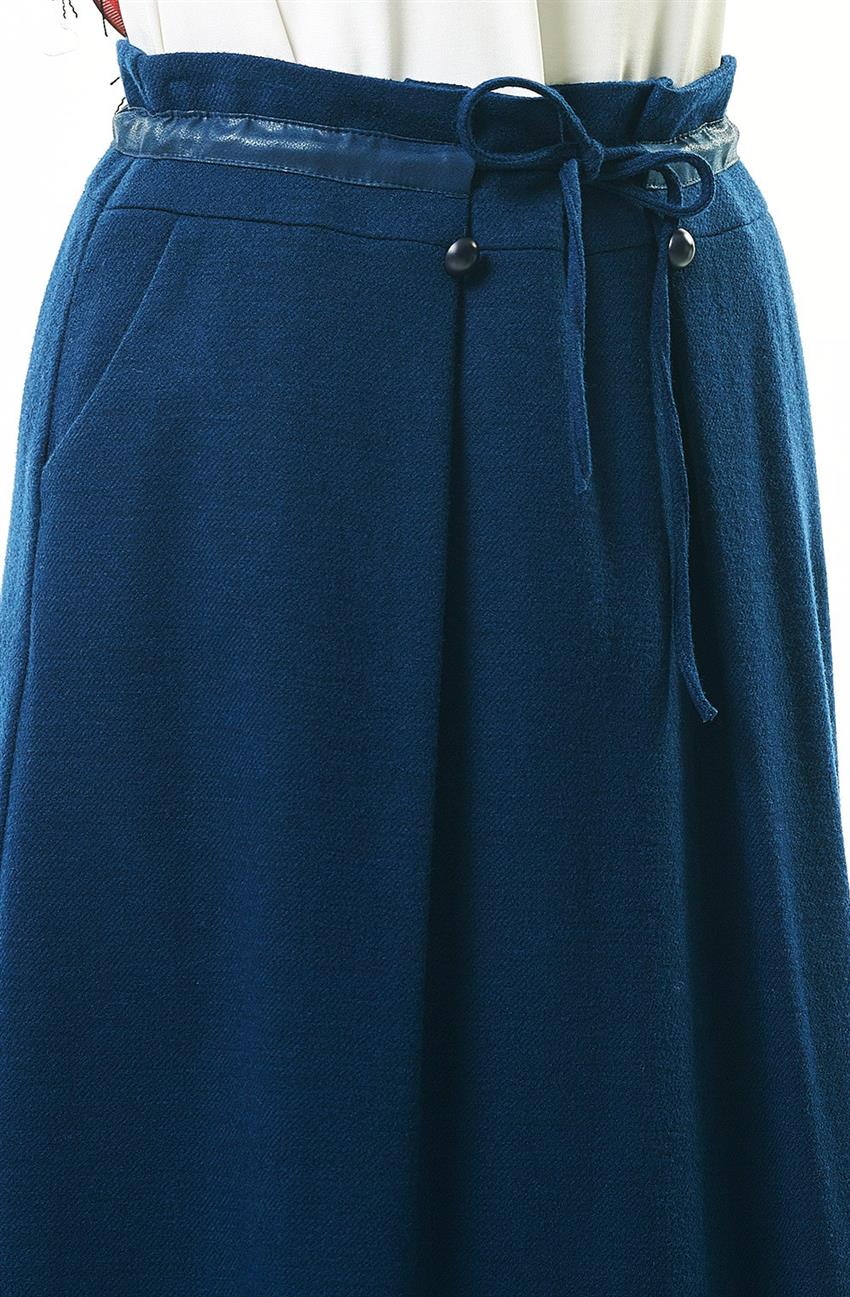Nihan Skirt-Navy Blue T2255-08