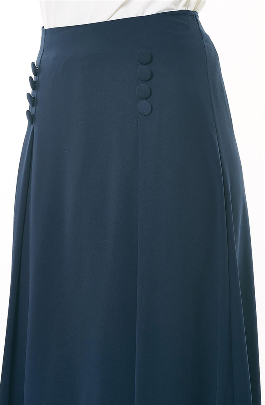 Skirt-Navy Blue 3530-17