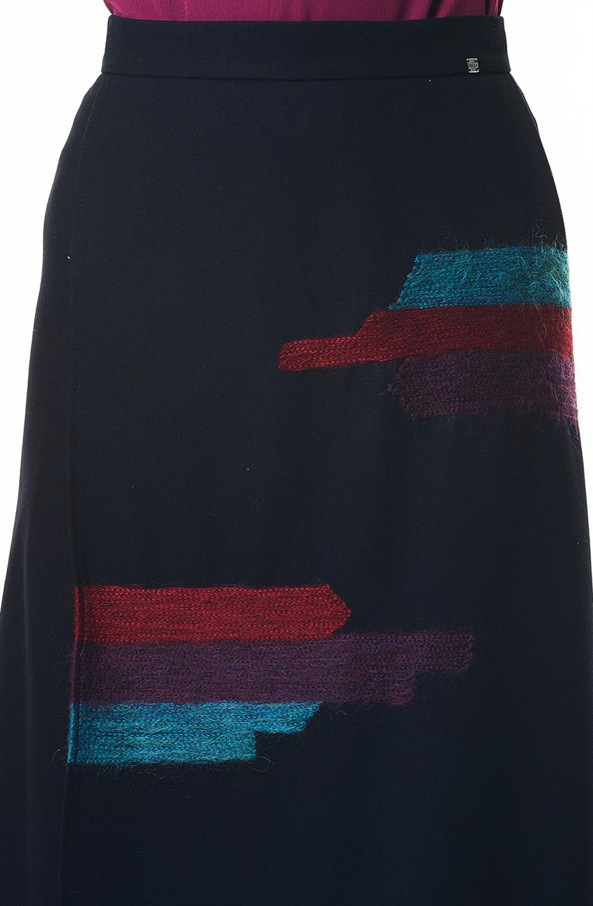 Kayra Skirt-Black KA-A6-12106-12