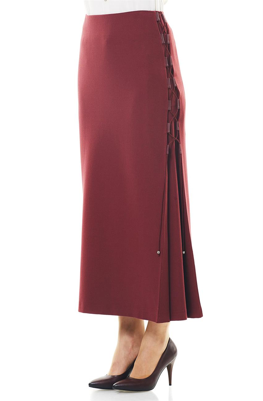 Skirt-Claret Red KA-A6-12022-26