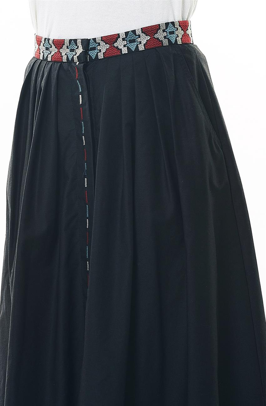 Skirt-Black KA-A6-12024-12