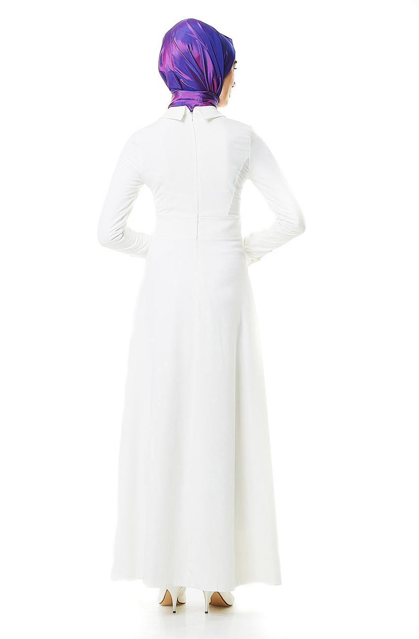 Beyaz Elbise BS1000-02