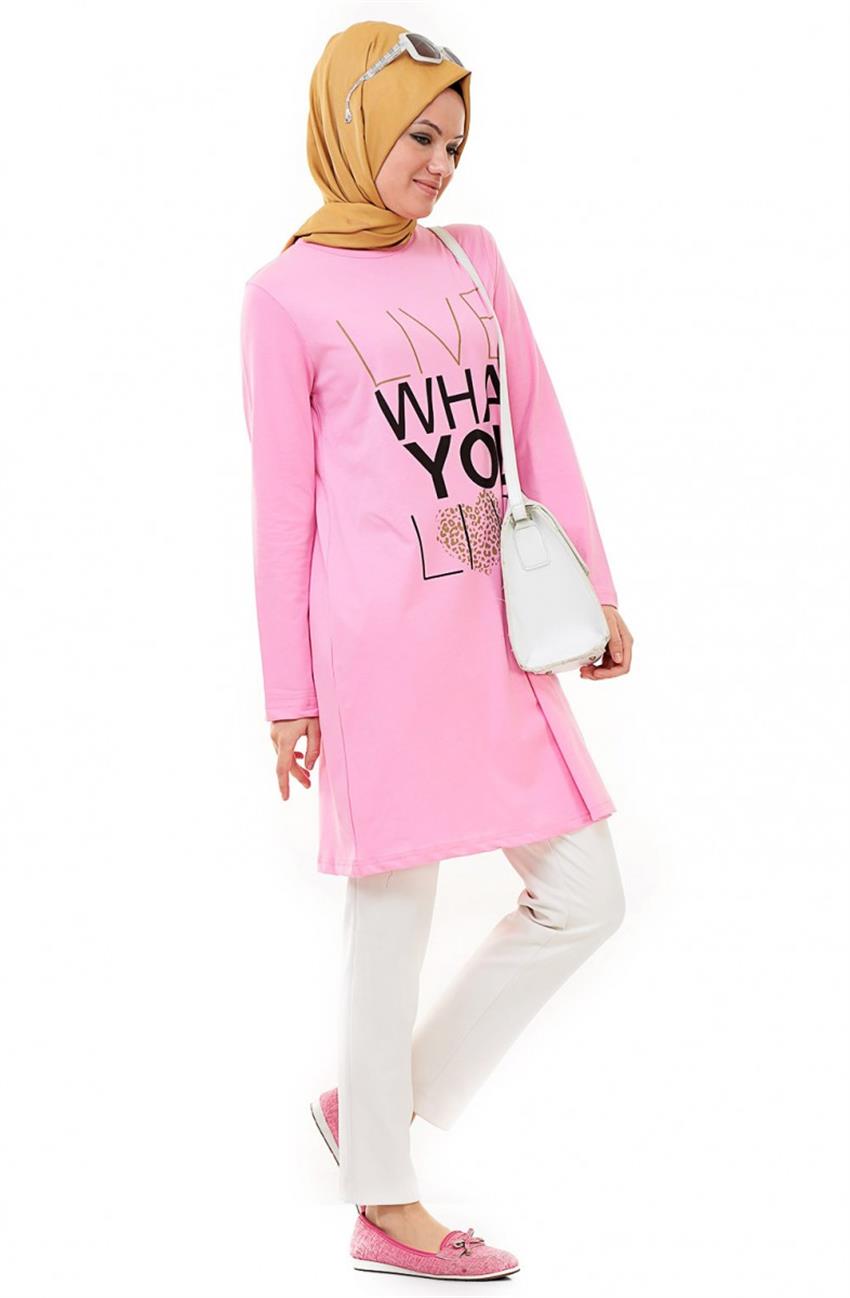 Tunic-Pink LiveWhat121-42