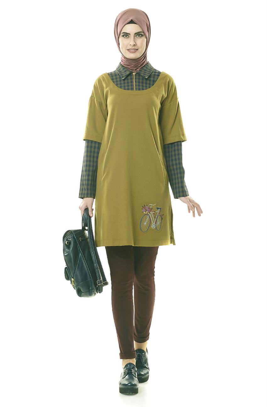 Doque Tunic-Olive DO-A6-61007-33