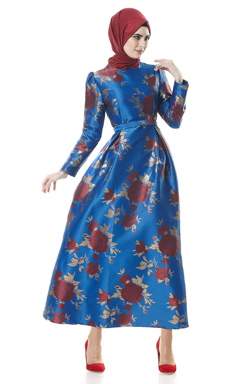 Evening Dress Dress-Sax Claret Red 1704-4767
