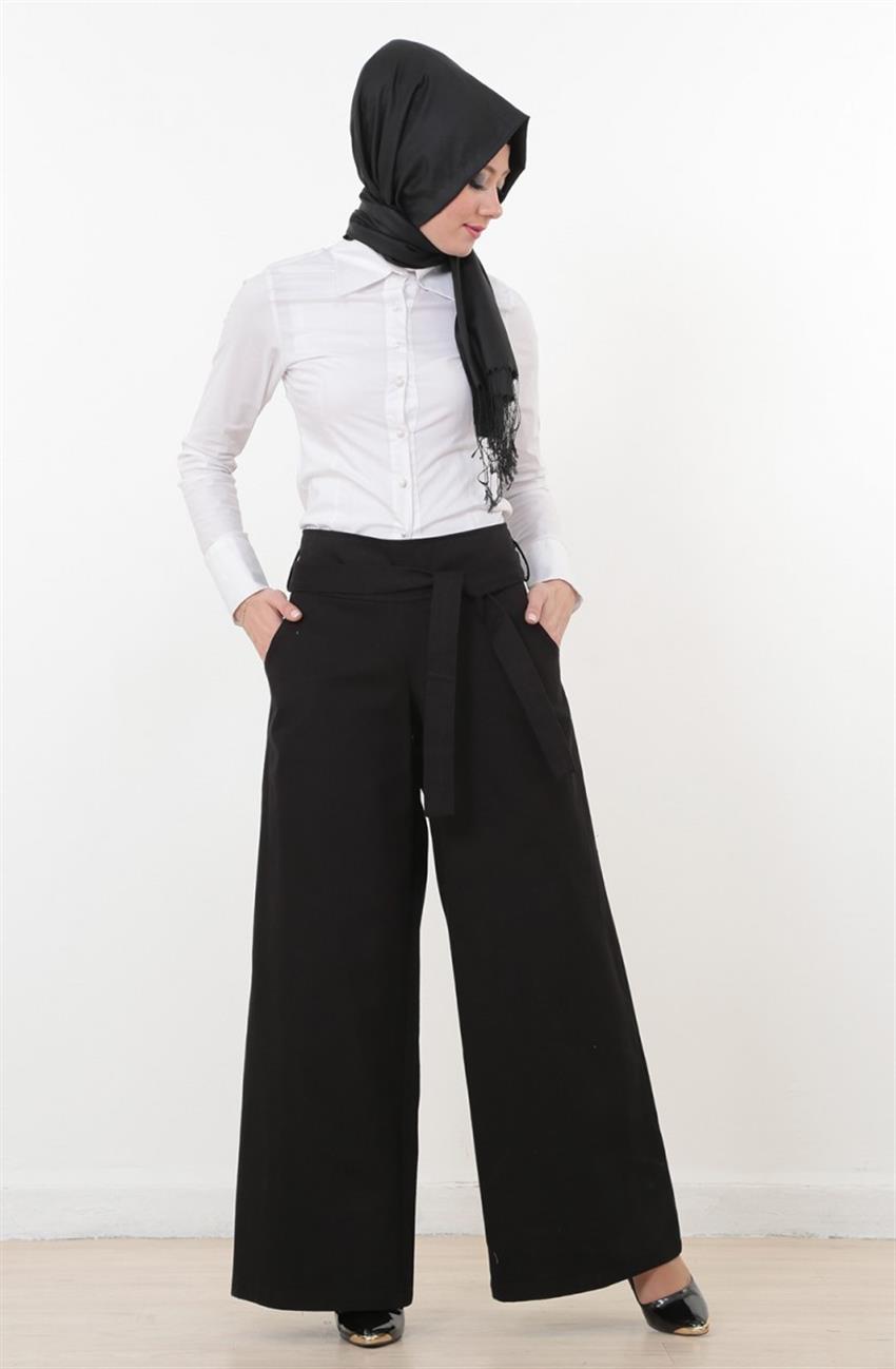 Pants Skirt-Black 571-01