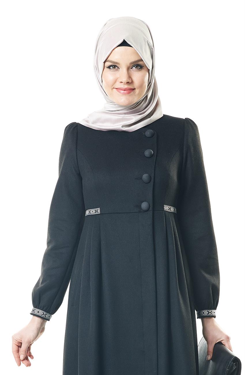 Kayra Outerwear-Black KA-A6-15094-12