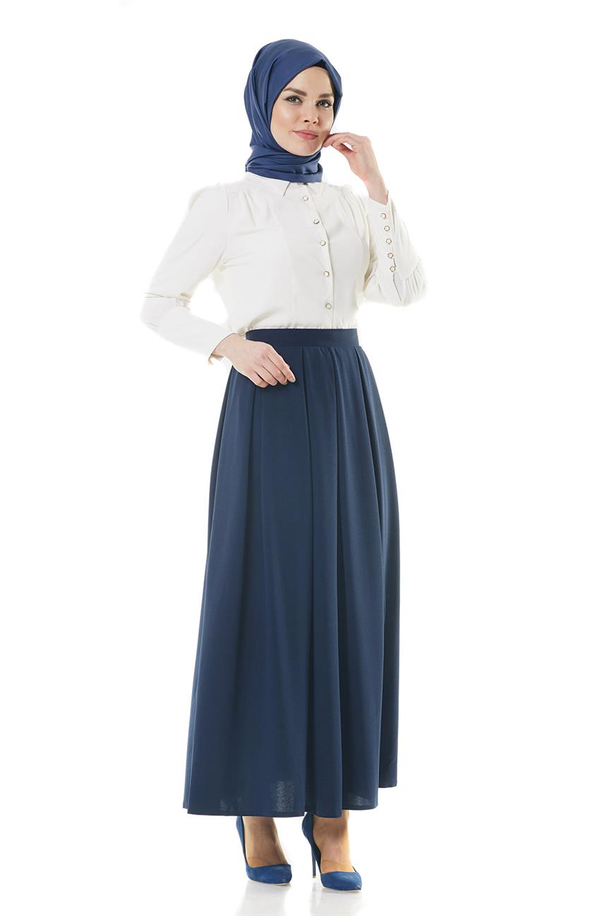 Skirt-Navy Blue 52004-11