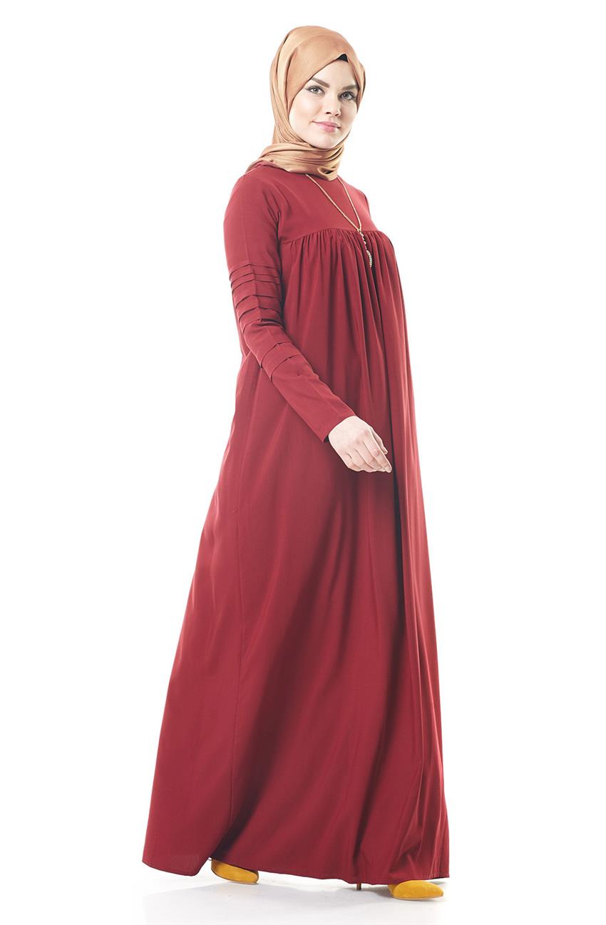 Ameerah Dress-Claret Red 5927-67