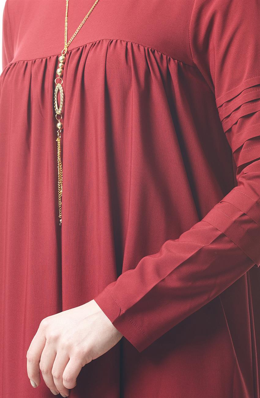 Ameerah Dress-Claret Red 5927-67