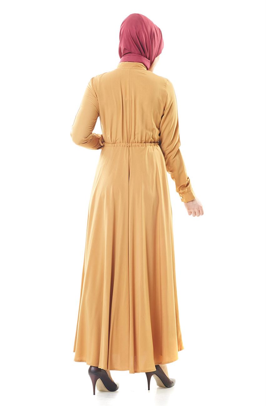 Ameerah Dress-Mustard 5932-55