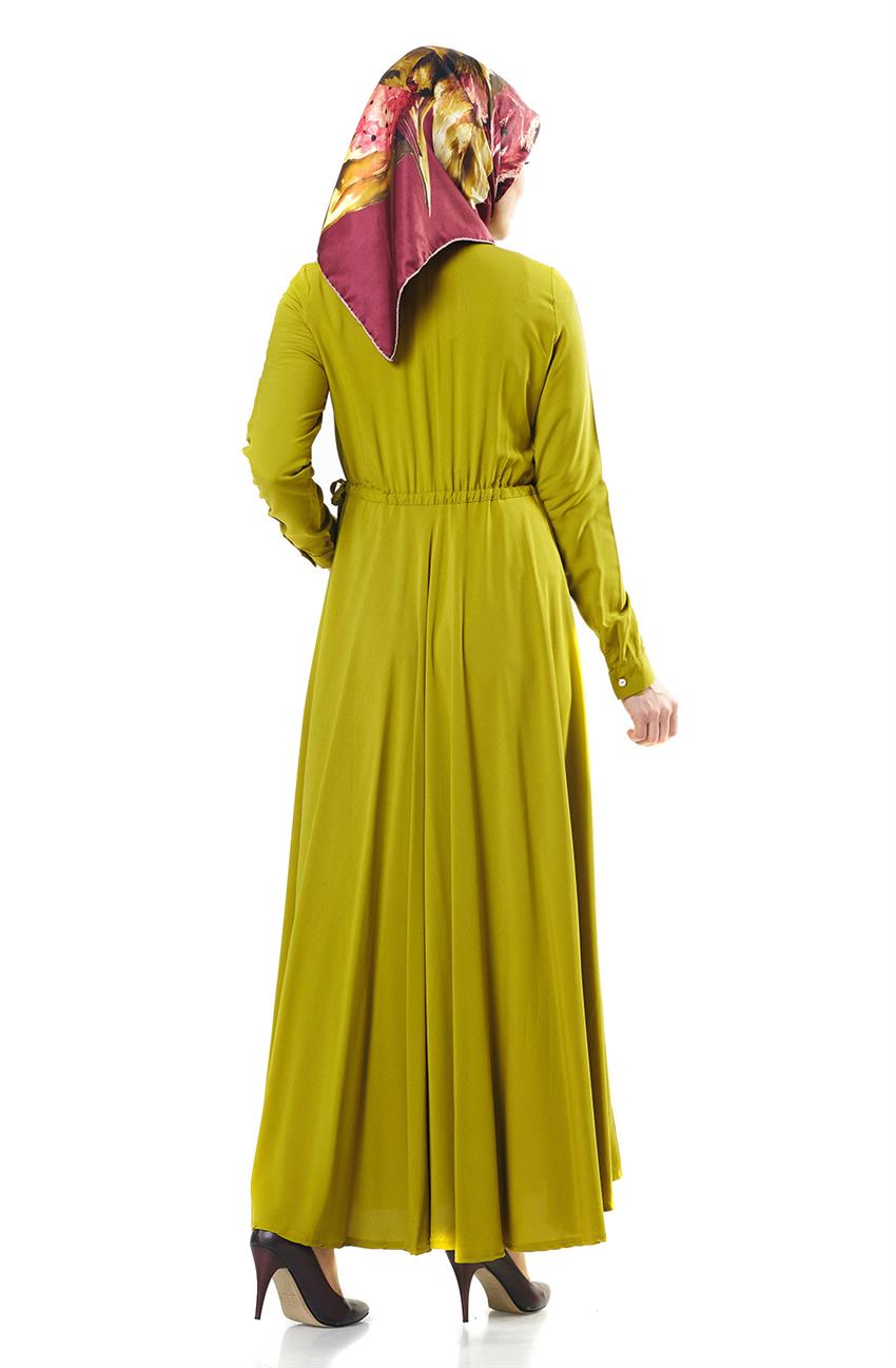 Ameerah Dress-Yağ Greeni 5932-109