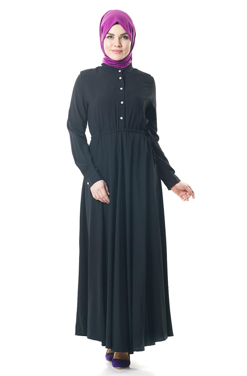 Ameerah Dress-Black 5932-01