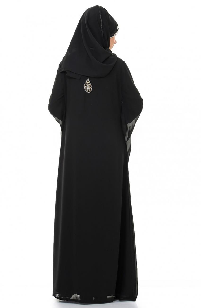Evening Dress Dress-Black 3254-01