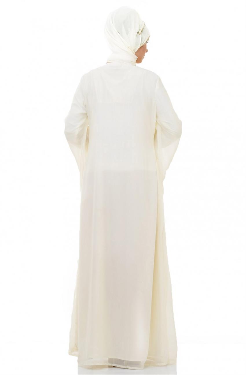 Evening Dress Dress-Ecru 3750-52