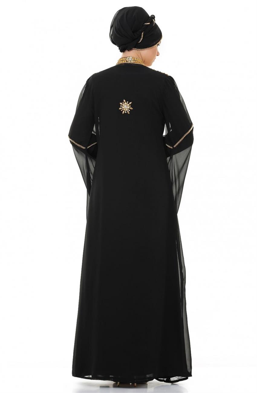 Evening Dress Suit Dress-Black 3129-01