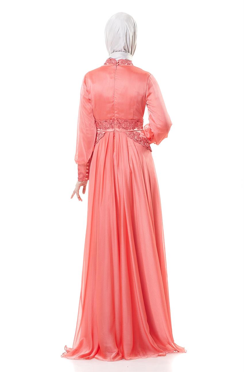 Evening Dress Dress-Dried rose DO-A4-64024-38