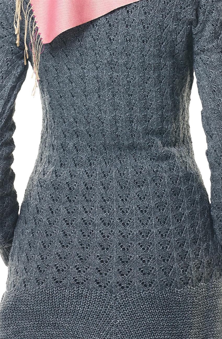 Knitwear Tunic-Gray 6004-04
