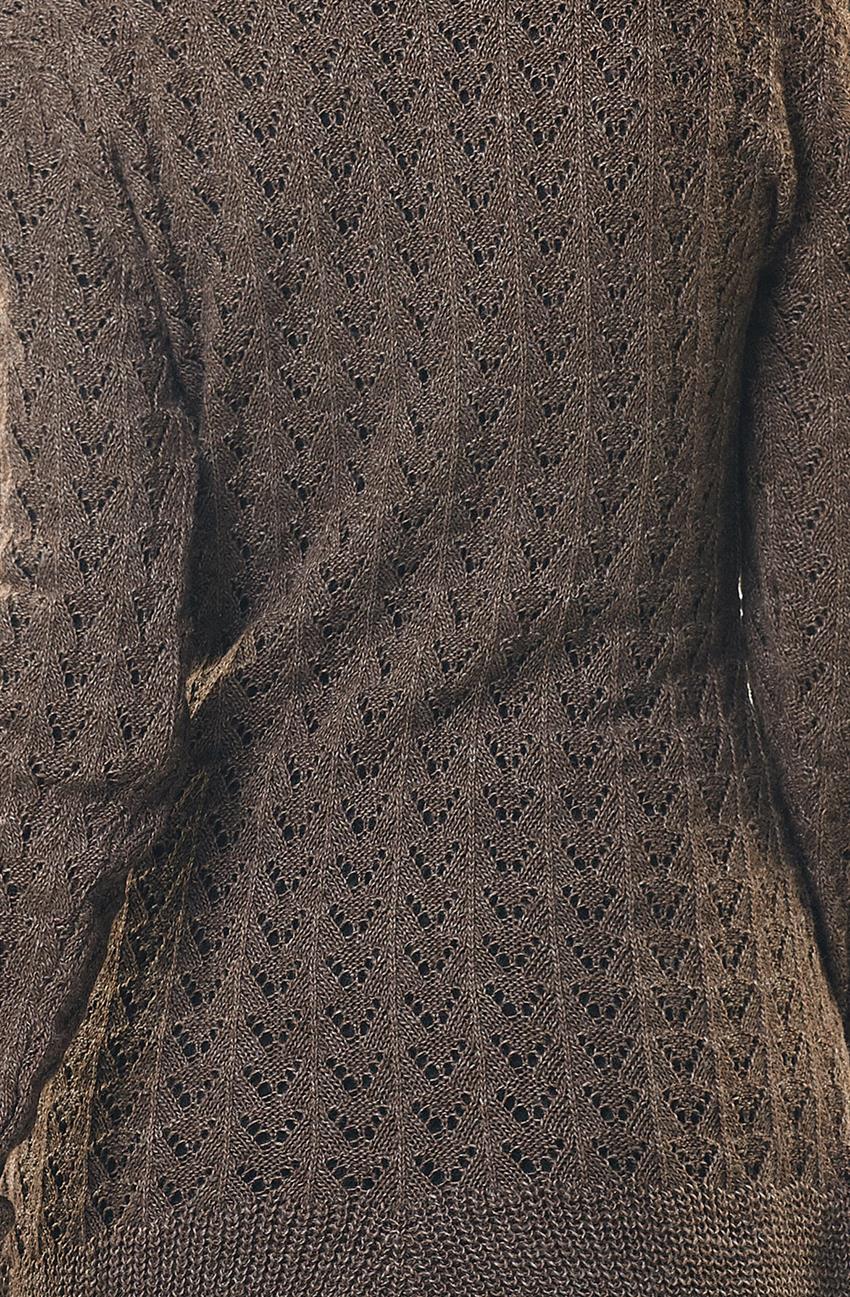 Knitwear Tunic-Brown 6004-68