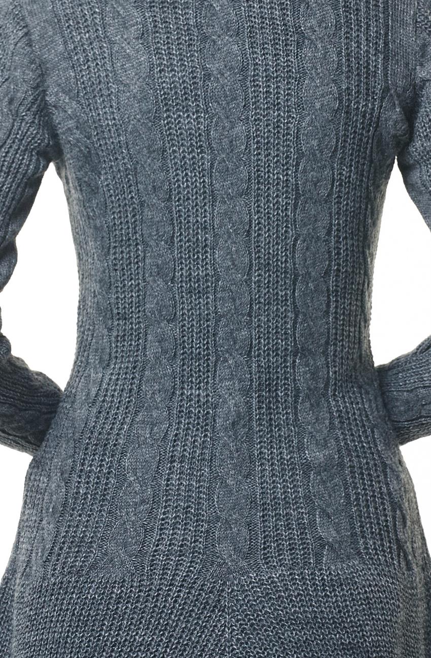 Knitwear Tunic-Gray 6005-04