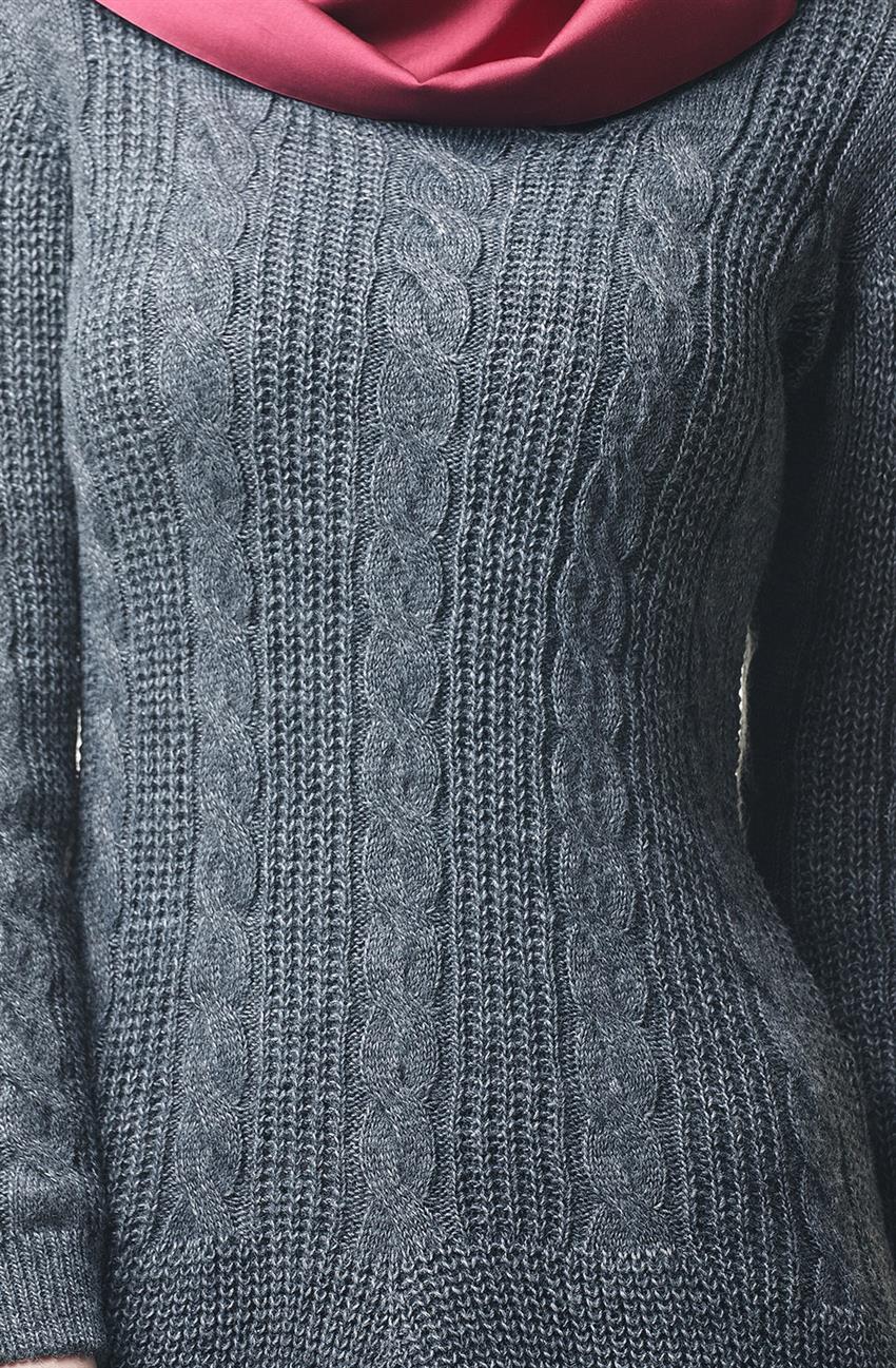 Knitwear Tunic-Gray 6005-04